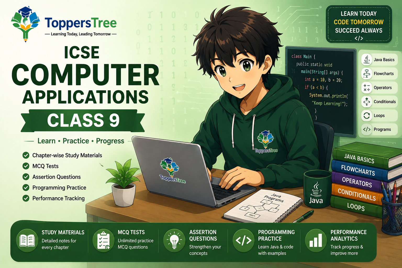 ICSE/CBSE Computer Applications Class 9 Course